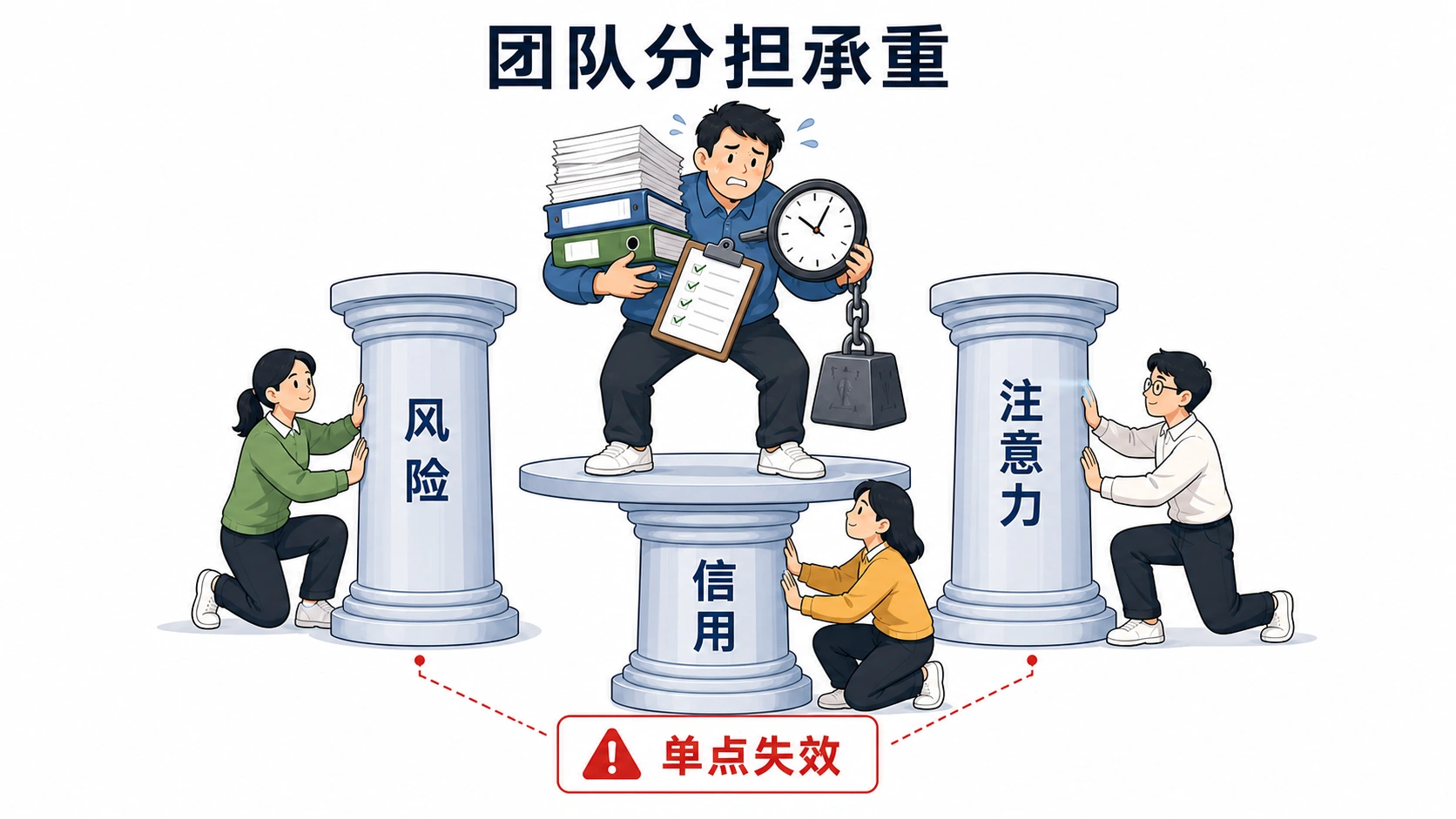 所以团队不会消失：一个人扛不住风险、注意力和信用