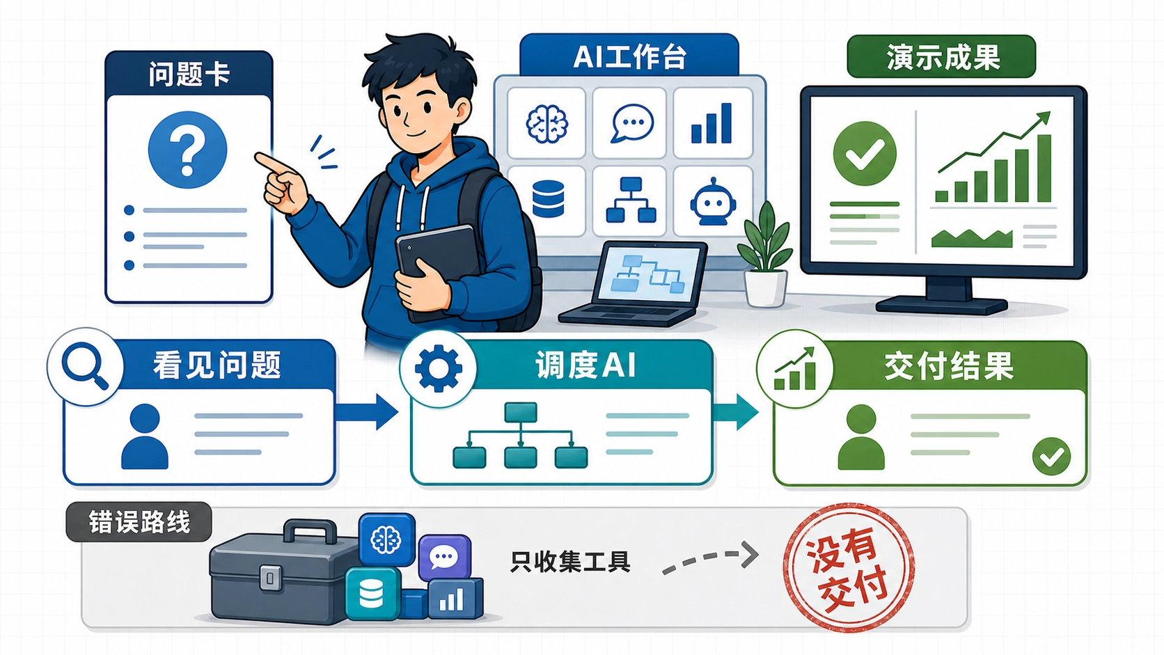 回到学生：未来组织需要的是能看见问题、拿起工具、交付结果的人